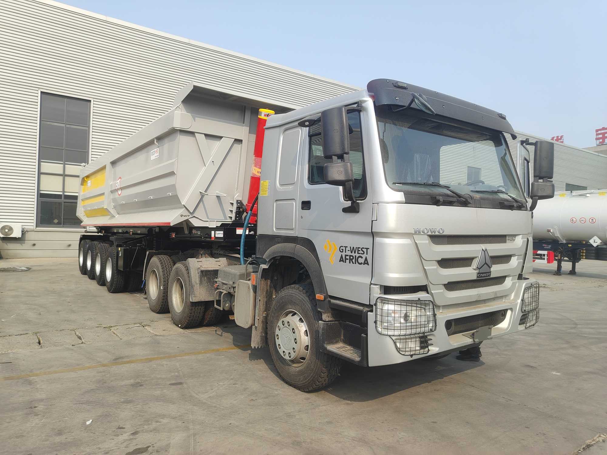 80-tonne 4-axle tipper trailer (H11)